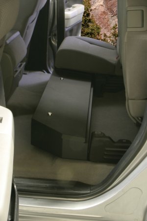Toyota Tundra Underseat Storage Box - Rear - Tuffy Products - Lockbox - Black - `07-`22